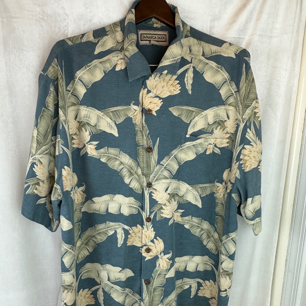 Men's Jamaica Jaxx Shirt 2XL 100% Silk
